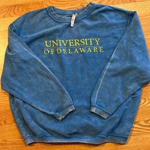 UNIVERSITY OF DELAWARE RIBBED CREWNECK